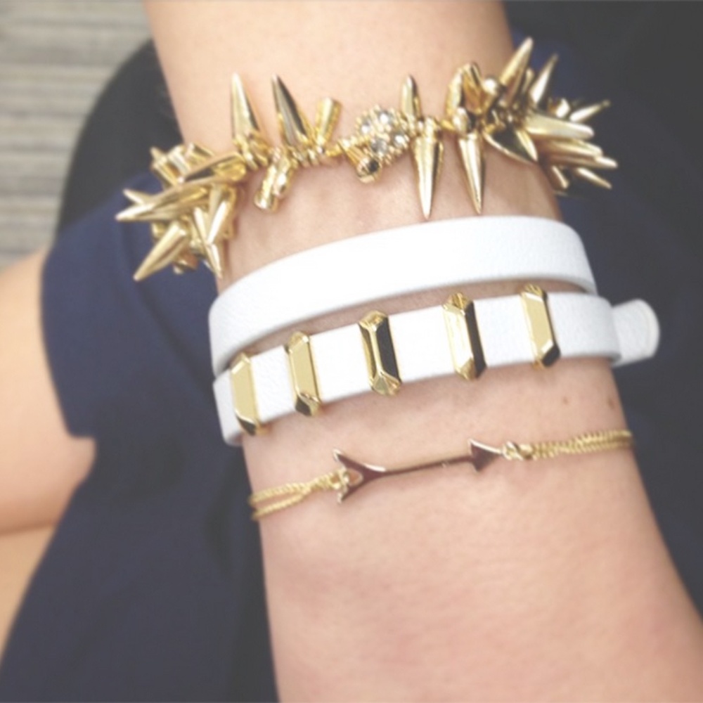 Wishing Bracelet Arrow - Gold